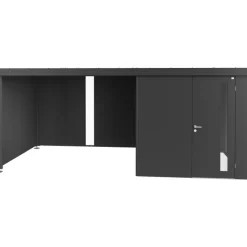 Pannello in Vetro Oscurato per Tettoia Laterale per Casetta in Metallo NEO-Biohort New