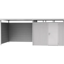 Parete Posteriore per Tettoia Laterale per Casetta in Metallo HIGHLINE-Biohort