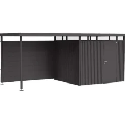 Parete Posteriore per Tettoia Laterale per Casetta in Metallo HIGHLINE-Biohort