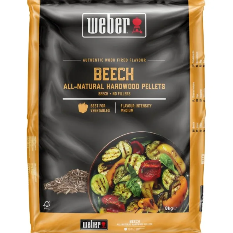 Pellet di legno FSC - Faggio Cod. 3401054-Weber Clearance