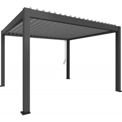 Pergola in Metallo 4x3.5 m-Biohort Discount