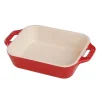 Pirofila Gratin Rettangolare 19 x 12 cm Rossa in Ceramica-Staub Online