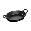 Pirofila Ovale 40 x 23 cm Nera in Ghisa-Staub Online