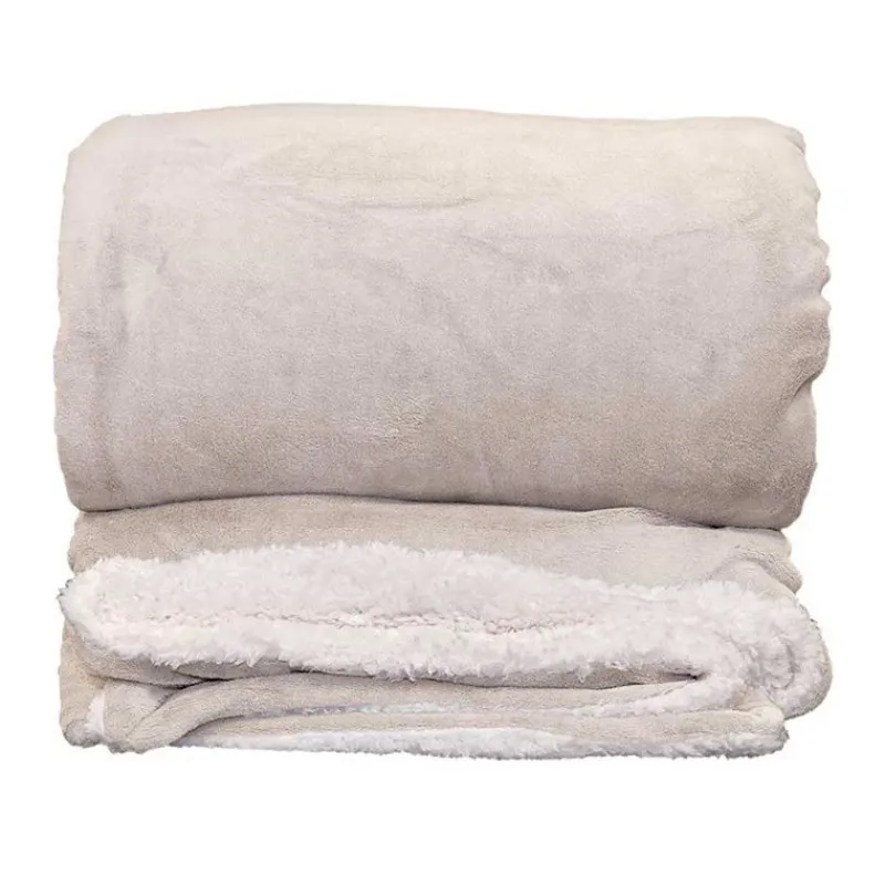 Plaid Lars XL 220x240 cm Colore Pebble-Unique Living Discount