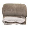 Plaid Lars XL 220x240 cm Colore Taupe-Unique Living