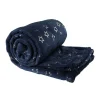 Plaid Throw Golden Star 130 x 160 cm Colore Dark Blue-Unique Living Online