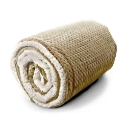 Plaid Throw Nora 150 x 200 cm Colore Honey-Unique Living Hot