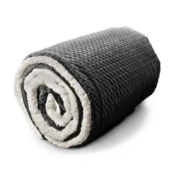 Plaid Throw Nora 150 x 200 cm Colore Dark Grey-Unique Living Clearance