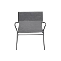 Poltrona Bassa imbottita VENCE LFM5274 Obsidian/Titane-LaFuma