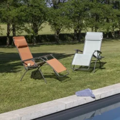 Poltrona Reclinabile Sdraio R CLIP LFM4020 Clémentine/Titane-LaFuma New