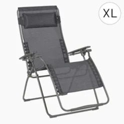 Poltrona Reclinabile Sdraio FUTURA XL LFM3116 Obsidian-LaFuma Clearance