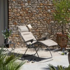 Poltrona Reclinabile Sdraio FUTURA XL BeComfort LFM3131 Moka-LaFuma Best