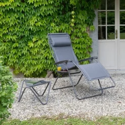 Poltrona Relax Imbottita RSX CLIP XL PADDED LFM5334 Ombre/Titane-LaFuma Outlet