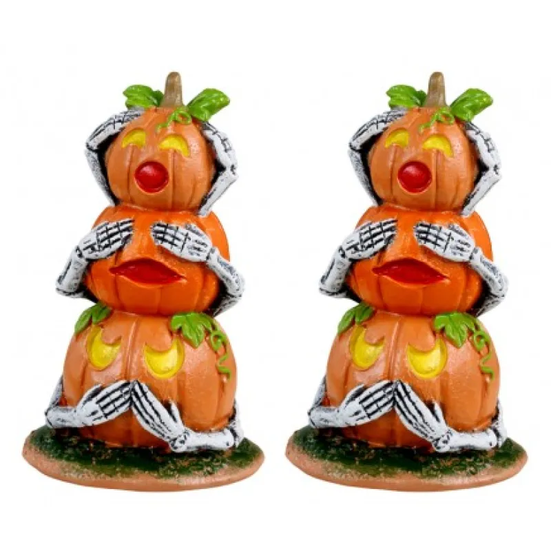 Pumpkin Snowmen Set Of 2 Cod. 34073-Lemax Outlet
