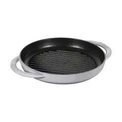 Pure Grill 30 cm Grigio Graphite in Ghisa-Staub New
