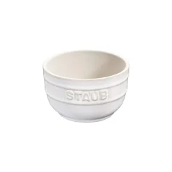 Ramekins 8 cm Bianca Avorio in Ceramica-Staub Sale