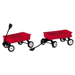 Red Wagons Set of 2 Cod. 44175-Lemax Clearance