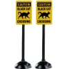 Scary Road Signs Set Of 2 Cod. 04712-Lemax Discount