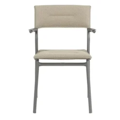 Sedia Impilabile con Braccioli ORON LFM5273 Moka-LaFuma Online