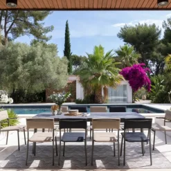 Sedia Impilabile con Braccioli ORON LFM5273 Dark Grey-LaFuma