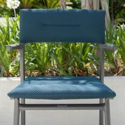 Sedia Impilabile con Braccioli ORON LFM5273 Bleu Encre-LaFuma Discount