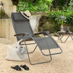 Sedia Poltrona Reclinabile Sdraio RSXA CLIP LFM2055 Graphite-LaFuma Online