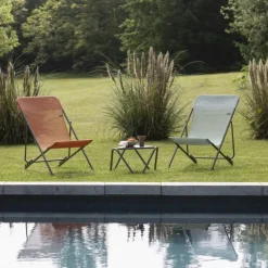 Sedia Sdraio MAXI TRANSAT LFM2502 Clémentine/Titane-LaFuma Clearance