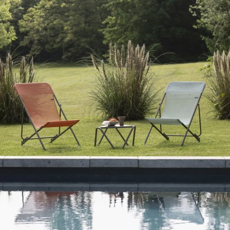 Sedia Sdraio MAXI TRANSAT LFM2502 Clémentine/Titane-LaFuma Clearance