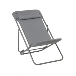 Sedia Sdraio MAXI TRANSAT PLUS BeComfort LFM5175 Silver-LaFuma