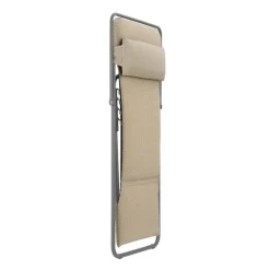 Sedia Sdraio MAXI TRANSAT PLUS BeComfort LFM5175 Moka-LaFuma New