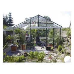 Serra Professionale Anemone Alt. Gronda 1,81 m-Serre e Giardini Hot