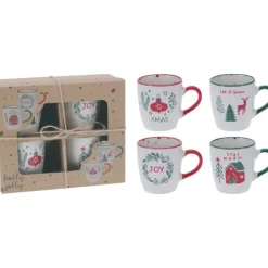 Set 4 Tazze di Natale-Koopman Sale
