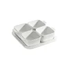 Set Aperitivo 19 x 19 cm Bianco Set di 5 in Ceramica-Staub Outlet