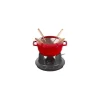 Set Fonduta Gourmet 16 cm Rosso in Ghisa-Staub Clearance