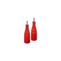 Set Olio e Aceto 0,25 l Rosso in Ceramica-Staub Sale