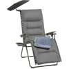 Set Poltrona Reclinabile Sdraio imbottita RELAX ALL IN 1 LFM5361 Ash Grey/Titane-LaFuma Online