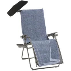Set Poltrona Reclinabile Sdraio imbottita RELAX ALL IN 1 LFM5361 Ash Grey/Titane-LaFuma Online