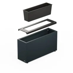 Sistema di Irrigazione Automatica per Fioriera in Metallo 100x30x50 cm-Herstera Discount