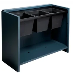 Sistema di Irrigazione Automatica per Fioriera Alta in Metallo 100x25x80 cm-Herstera Discount