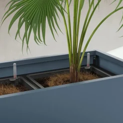 Sistema di Irrigazione Automatica per Fioriera Alta in Metallo 100x25x80 cm-Herstera Discount