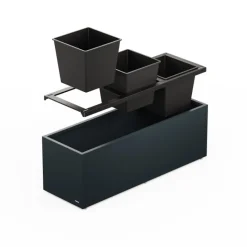 Sistema di Irrigazione Automatica per Fioriera in Metallo 150x50x50 cm-Herstera