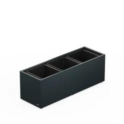 Sistema di Irrigazione Automatica per Fioriera in Metallo 150x50x50 cm-Herstera