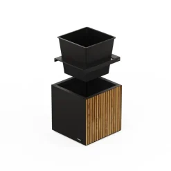 Sistema di Irrigazione Automatica per Fioriera in Metallo DECO Planter 50x50x50 cm-Herstera Discount