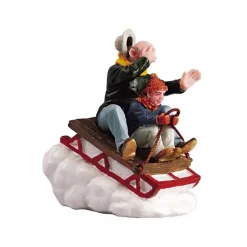 Sledding With Gramps Cod. 52084-Lemax