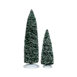 Snowy Juniper Tree Large & Medium Set of 2 Cod. 34664-Lemax New