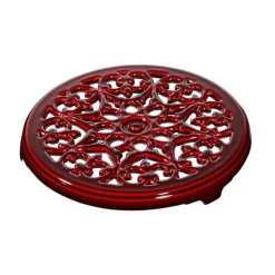 Sotto Pentola 23 cm Rosso in Ghisa-Staub Discount