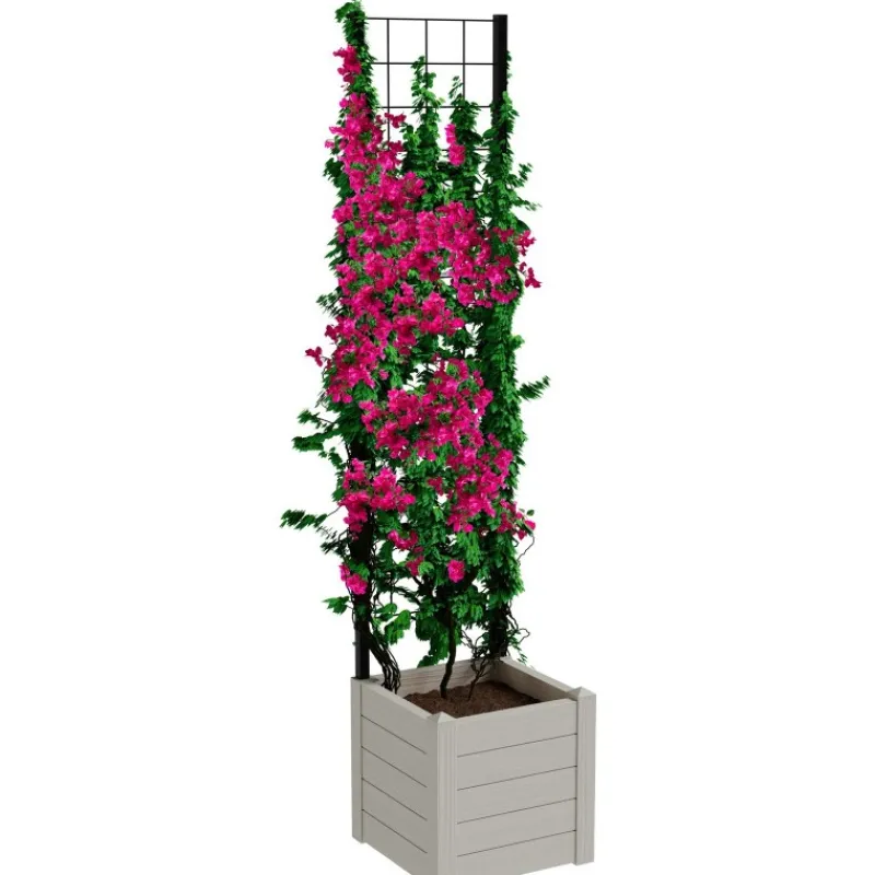 Spalliera per Fioriera Trama 001-Teraplast Best