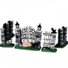Spooky Iron Gate And Fence Set Of 5 Cod. 34606-Lemax Online
