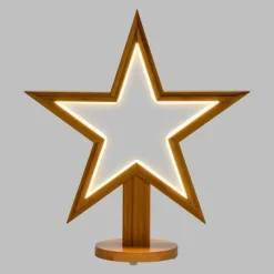 Stella con Base H35cm LED BIANCO CALDO-Lotti