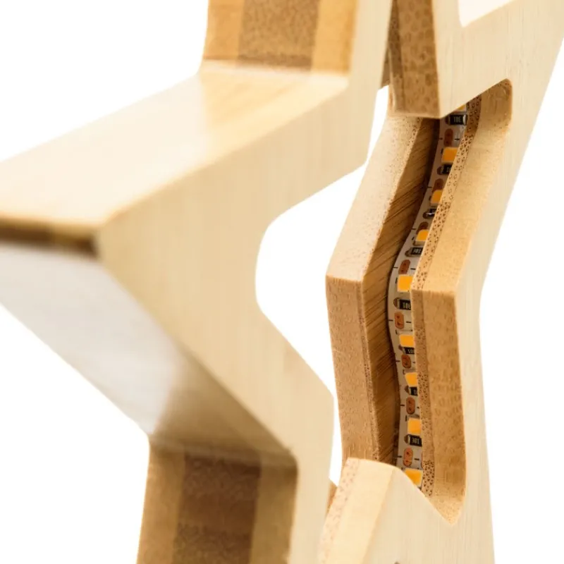 Stella con Base H25cm LED BIANCO CALDO-Lotti Best